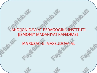 suyaklarining tuzilishi va birikishi — PPTX