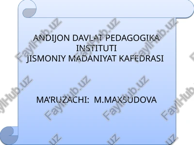muskullar sistemasi — PPTX