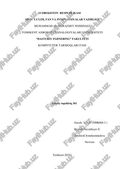 dhcp ishlash jarayoni — PDF