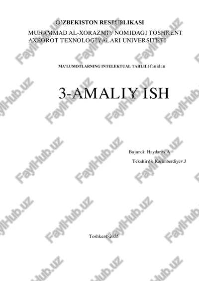 iris ma'lumotlar to'plamini vizualizatsiya qilish uchun pca — PDF