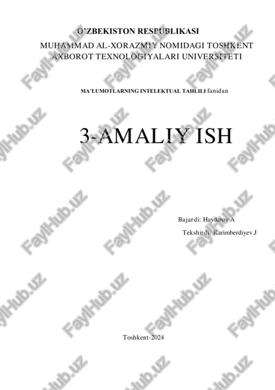 iris ma'lumotlar to'plamini vizualizatsiya qilish uchun pca — PDF