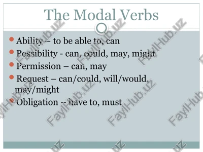 modal verbs — PPTX
