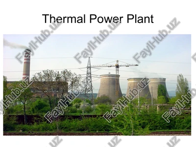 thermal power plant — PPT