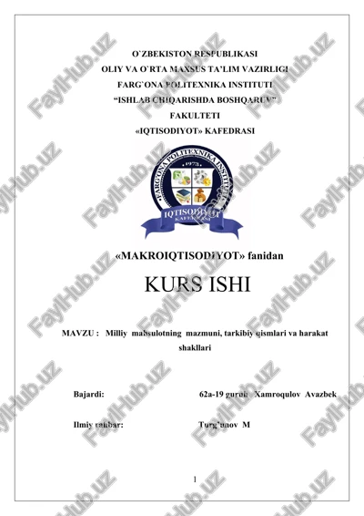 makroiqtisodiyot — DOCX