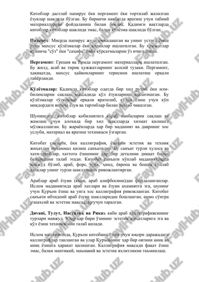 kitoblar — DOCX