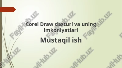 corel draw — PPTX