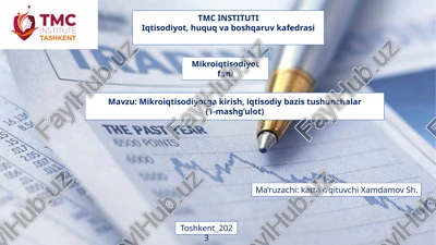 mikroiqtisodiyot — PPTX