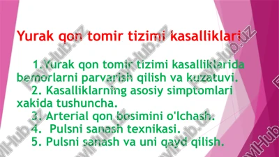yurak-qon tomir tizimi kasalliklari — PPTX
