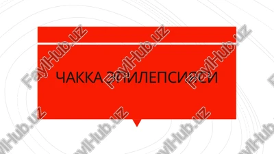 chakka epilepsiyasi — PPTX