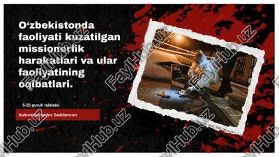 missionerlik harakatlari tarixi — PPTX