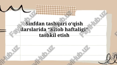 kitob haftaligi — PPTX