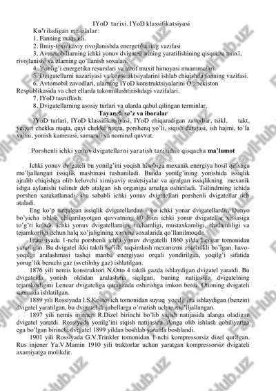 iyod tarixi. iyod klassifikatsiyasi — PDF