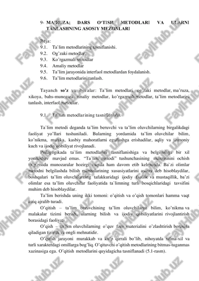 ta'lim metodlari — PDF