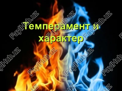 temperament i xarakter — PPT