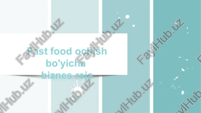 fast food — PPTX