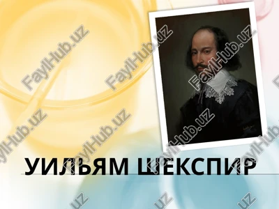uilyam shekspir — PPTX