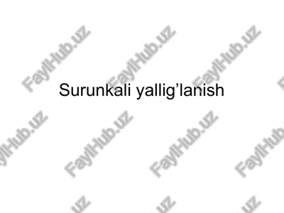 yallig’lanish — PPT