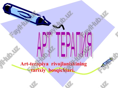 art terapiya tarixi — PPT