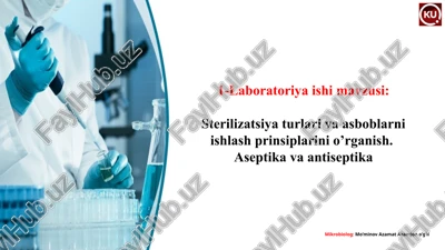 laboratoriya ishi — PPTX