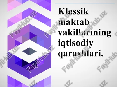 xvi-xviii asrlarda iqtisodiy rivojlanish — PPTX