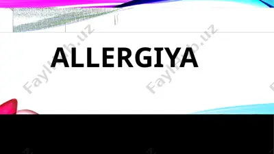 allergiya — PPTX