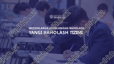 mezonlargaasoslanganbaholash yangibaholashtizimi — PPTX