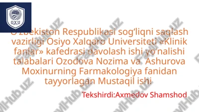 anafilaktik shok va unidavolash — PPTX