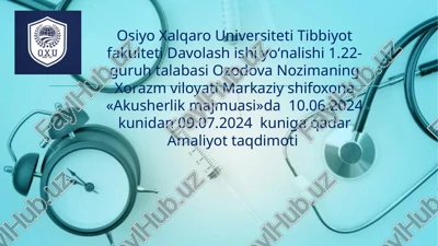 akusherlik majmuasi — PPTX