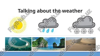 talking about the weather — PPTX
