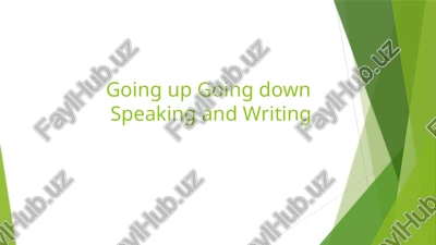 speaking and writing — PPTX