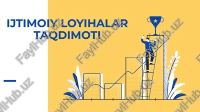ijtimoiy loyihalar taqdimoti — PPTX