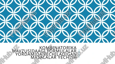 kombinatorika — PPTX