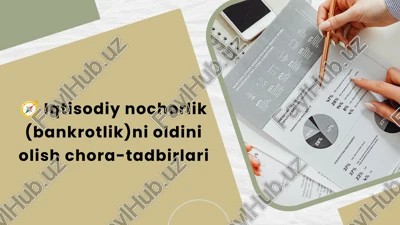 iqtisodiy nochorlikni oldini olish — PPTX