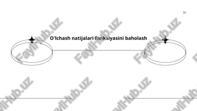 o'lchash natijalari funksiyasini baholash — PPTX