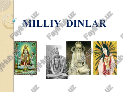 milliy dinlar — PPTX