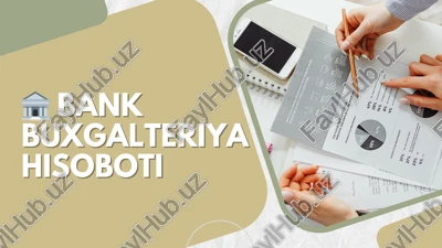 bank buxgalteriya hisobi — PDF