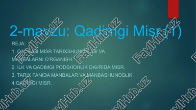 qadimgimisr — PPTX
