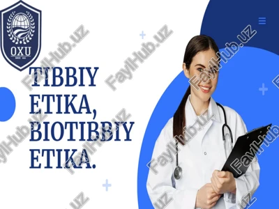 tibbiy etika — PPTX