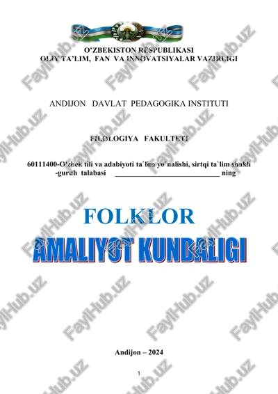 folklor — DOC