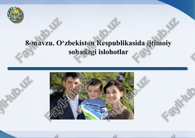 kuchli ijtimoiy siyosat konsepsiyasi — PPT