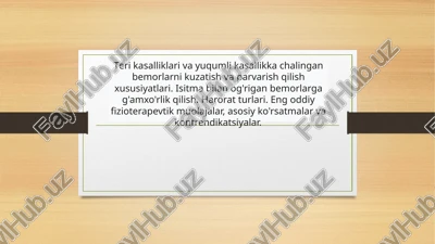 terikasalliklarivayuqumlikasallikkachalinganbemorlar — PPTX