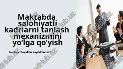 mavzuga oid adabiyotlar tahlili — PPTX