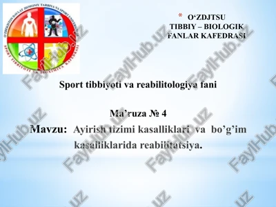 ma’ruza№4 — PPTX