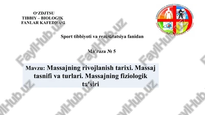 ma’ruza №5 — PPTX