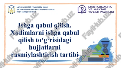 ishgaqabulqilish — PPTX