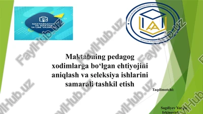 tadqiqots ustasi — PPTX