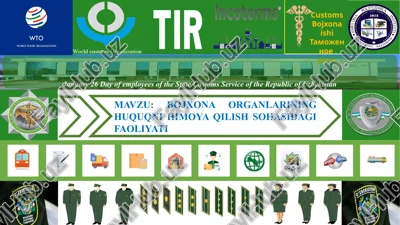mavzu: bojxona organlarining huquqni himoya qilish sohasidagi faoliyati — PPTX