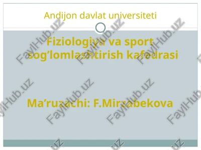 nerv tizimi. orqa miyaning tuzilishi va joylashuvi — PPT