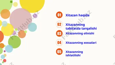 xitazan haqida — PPTX