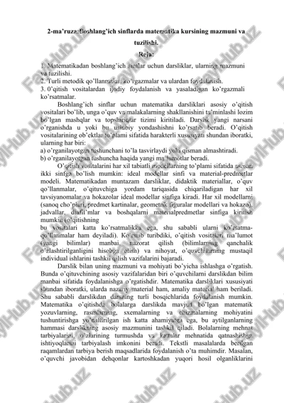matematika darsliklari — DOC